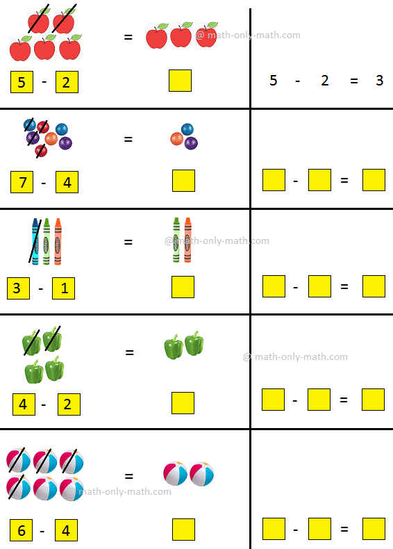 1-Digit Subtraction