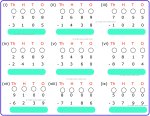 Worksheet on Subtraction of 4-Digit Numbers