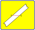 Perpendicular Bisector with the Help of Transparent Tapes