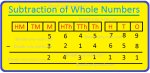 Subtracting Whole Numbers