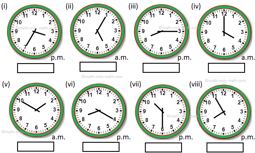 converting time clock into letters