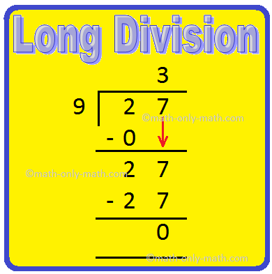 long division steps for kids