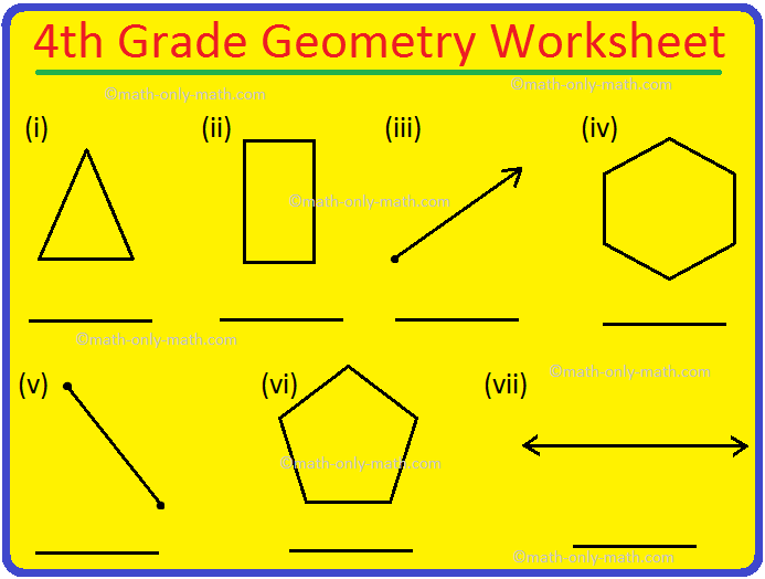 4th Grade Perpendicular Lines Worksheet