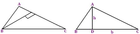 area and perimeter of the triangle