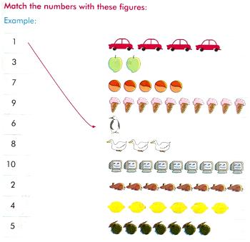 matching numbers worksheets free worksheets by counting the objects enjoy