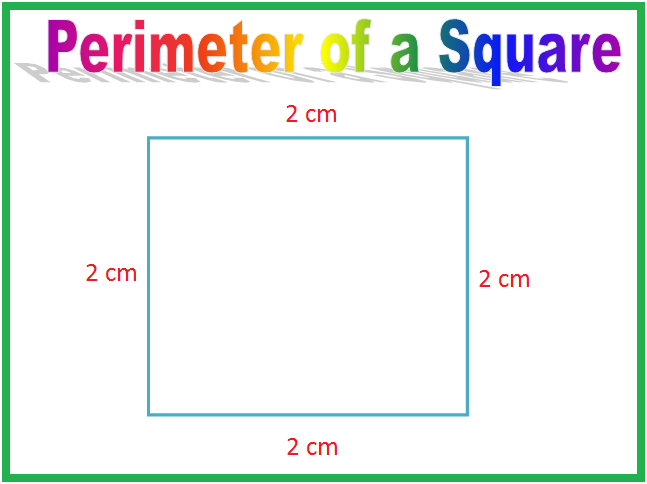 Perimeter Of A Square How To Find The Perimeter Of Square Examples
