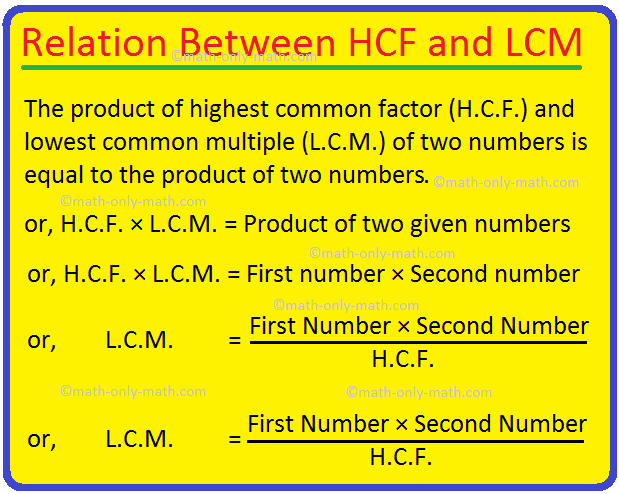 How To Find Hcf And Lcm Of Two Numbers Lawson Tintown