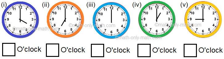 Write the Correct Time