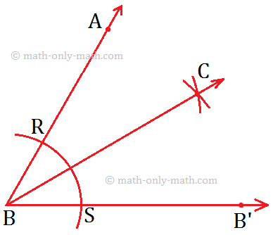 Bisect an Angle Using Compass