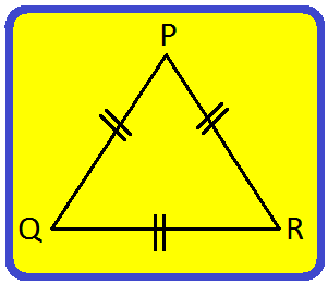 Equilateral Triangle PQR