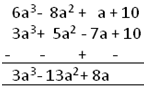 Polynomials Subtraction