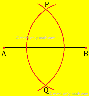 Rules to Draw the Perpendicular Bisector